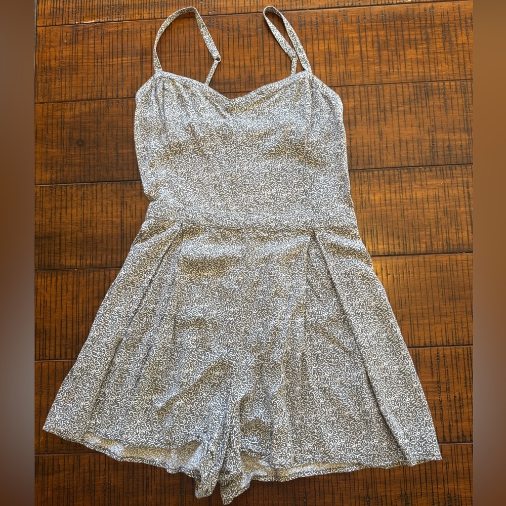 Hollister Gray Short Romper
